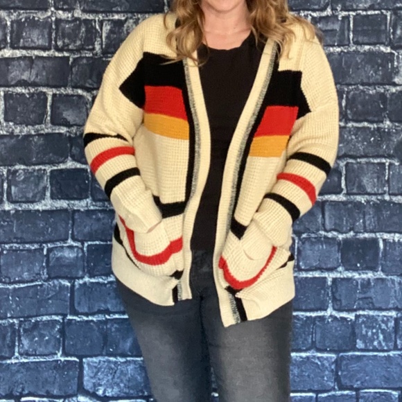 Striped Cardigan - Picture 3 of 4